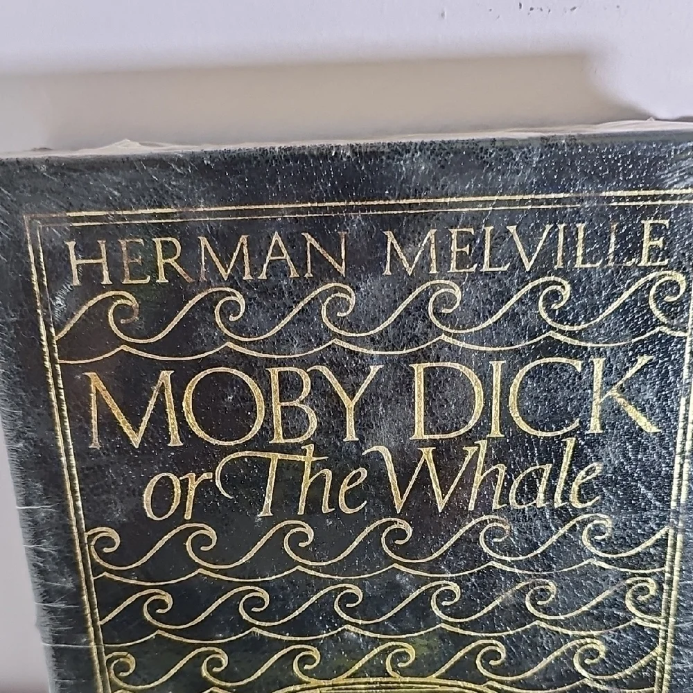 Moby Dick or The Whale By Herman Melville Black and Gold Hard Cover New Sealed.
